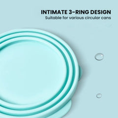 Paw Silicone Can Lid & Spoon — Collapsible Seal