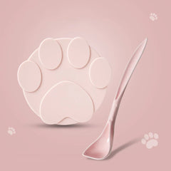 Paw Silicone Can Lid & Spoon — Collapsible Seal