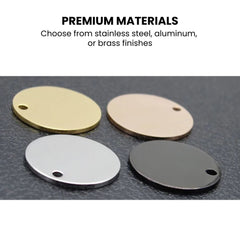 Personalized Engraved Pet ID Tag – Stainless & Color Options