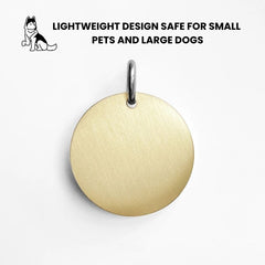 Personalized Pet ID Tag — Engraved Stainless Steel
