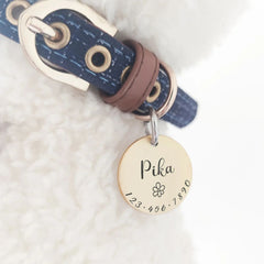 Personalized Pet ID Tag — Engraved Stainless Steel