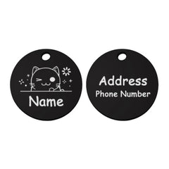 Personalized Engraved Pet ID Tag – Stainless & Color Options