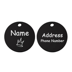 Personalized Engraved Pet ID Tag – Stainless & Color Options