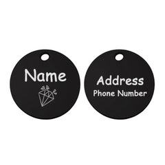 Personalized Engraved Pet ID Tag – Stainless & Color Options