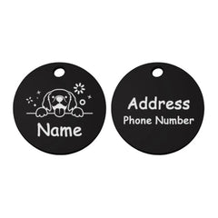 Personalized Engraved Pet ID Tag – Stainless & Color Options