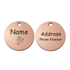 Personalized Engraved Pet ID Tag – Stainless & Color Options
