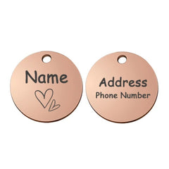 Personalized Engraved Pet ID Tag – Stainless & Color Options