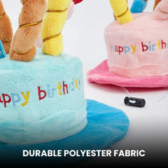 Pet Birthday Cake Hat — Adjustable Cat & Dog Party