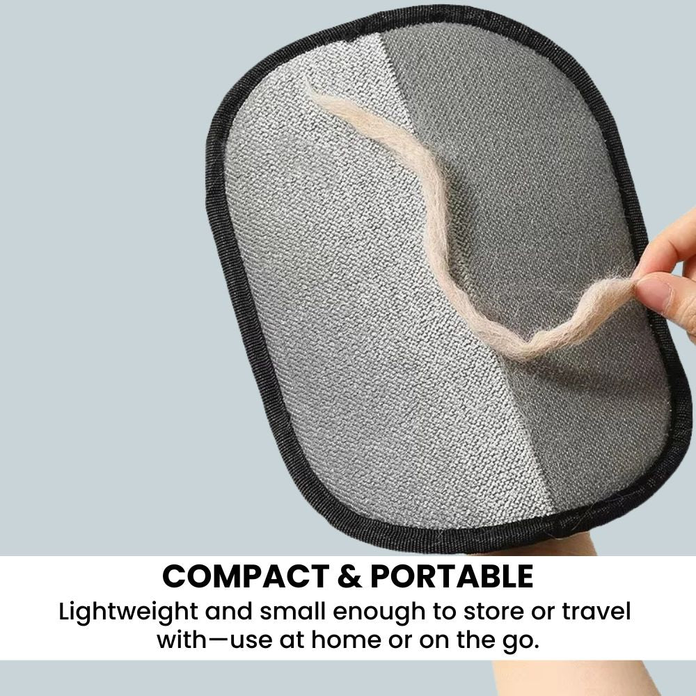 Pet Grooming & Hair Remover Washable Glove - compact and portable