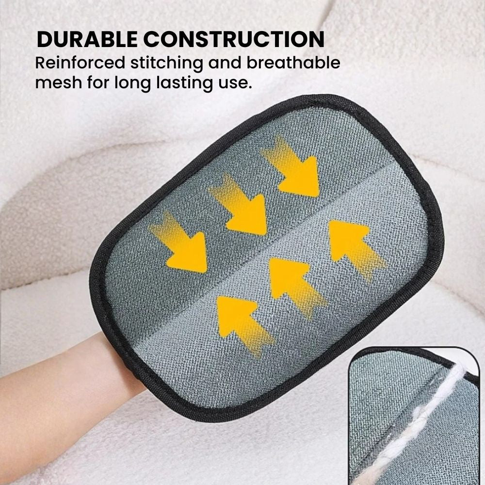 Pet Grooming & Hair Remover Washable Glove - durable construction