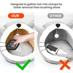 Pet Hair Remover Brush — Multi-Surface Grooming Tool