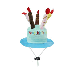 Pet Birthday Cake Hat — Adjustable Cat & Dog Party