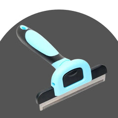 Pet De-Shedding Brush — Stainless Grooming Tool