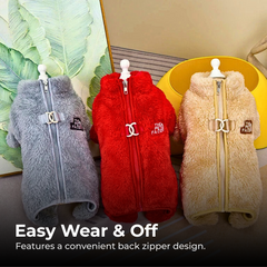 Warm Pet Jumpsuit Coat for Small Dogs & Cats