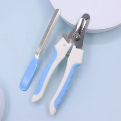 Pet Nail Clippers — Safety Lock & Nail File