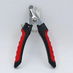 Pet Nail Clippers — Safety Lock & Nail File