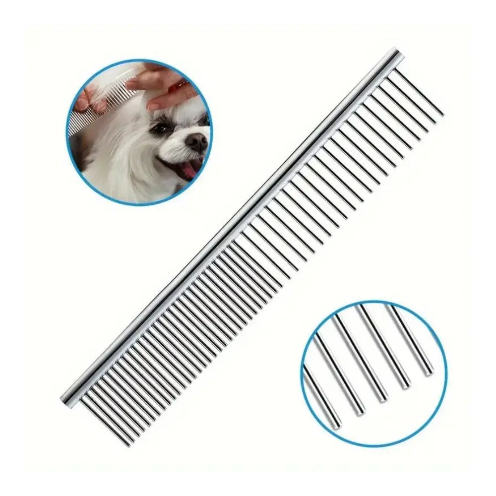 Pet Safe Grooming Scissors – Ambidextrous Round-Tip Stainless Steel Shears - comb