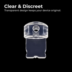 Clear Universal Phone Dust Plugs - 20 Pack