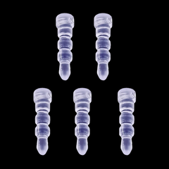 Clear Universal Phone Dust Plugs - 20 Pack
