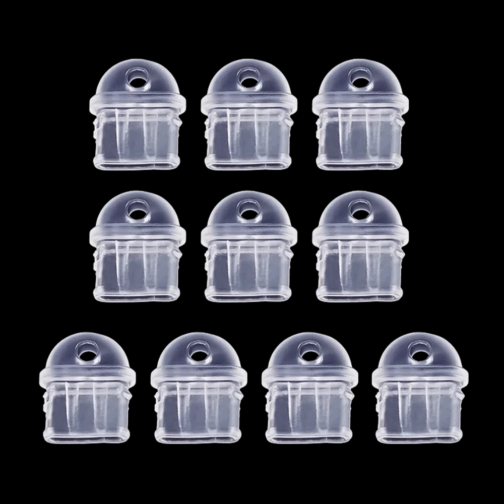 Clear Universal Phone Dust Plugs - 20 Pack