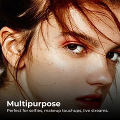 Clip-On Rotating Phone Fill Light — 3-Mode Ring Light