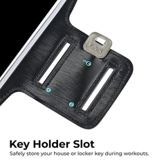 Universal Running Armband Phone Holder with Key Slot