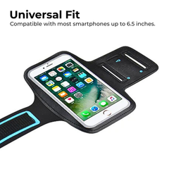 Universal Running Armband Phone Holder with Key Slot