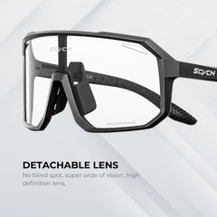Photochromic Cycling Sunglasses for Men & Women Outdoor Sports