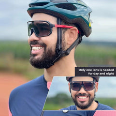Photochromic Cycling Sunglasses for Men & Women Outdoor Sports