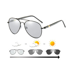 Photochromic Pilot Sunglasses for Men & Women