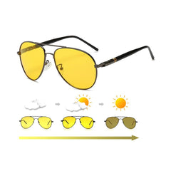 Photochromic Pilot Sunglasses for Men & Women