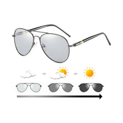 Photochromic Pilot Sunglasses for Men & Women