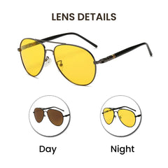 Photochromic Pilot Sunglasses for Men & Women