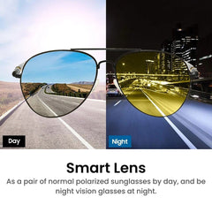 Photochromic Pilot Sunglasses for Men & Women