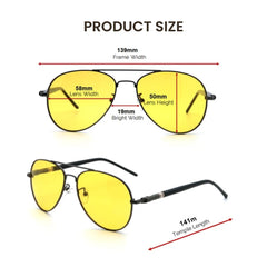 Photochromic Pilot Sunglasses for Men & Women