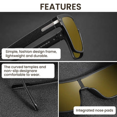 Photochromic Polarized Sunglasses for Outdoors
