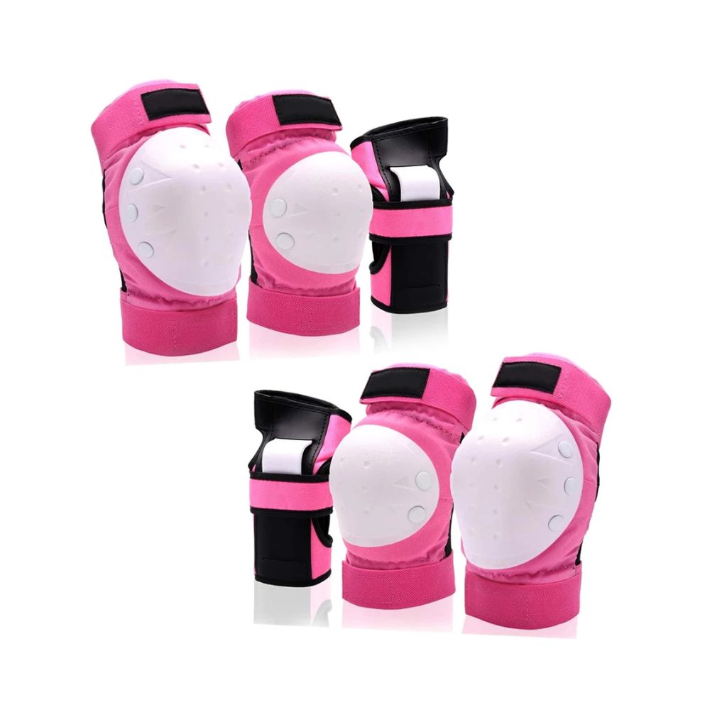 Protective Gear Set 6 Pcs – Knee, Elbow & Wrist Pads for All Ages