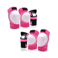 Protective Gear Set 6 Pcs – Knee, Elbow & Wrist Pads for All Ages