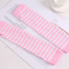 Striped Arm Warmers Socks – Goth Punk Kawaii Style