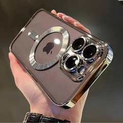 Jeweled Magnetic MagSafe iPhone Case — Shockproof Bling