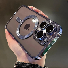 Jeweled Magnetic MagSafe iPhone Case — Shockproof Bling