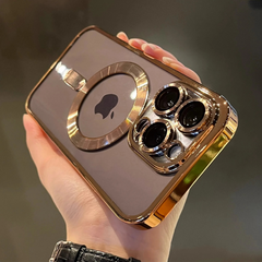 Jeweled Magnetic MagSafe iPhone Case — Shockproof Bling