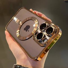 Jeweled Magnetic MagSafe iPhone Case — Shockproof Bling