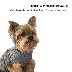 Plush Fleece Dog Sweater – Warm Winter Pet Outfit
