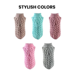 Plush Fleece Dog Sweater – Warm Winter Pet Outfit