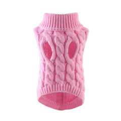 Plush Fleece Dog Sweater – Warm Winter Pet Outfit