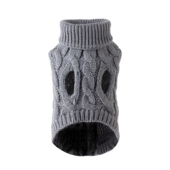 Plush Fleece Dog Sweater – Warm Winter Pet Outfit