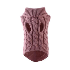 Plush Fleece Dog Sweater – Warm Winter Pet Outfit