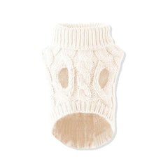 Plush Fleece Dog Sweater – Warm Winter Pet Outfit