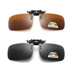 Polarized Clip-On Flip-Up Sunglasses UV380